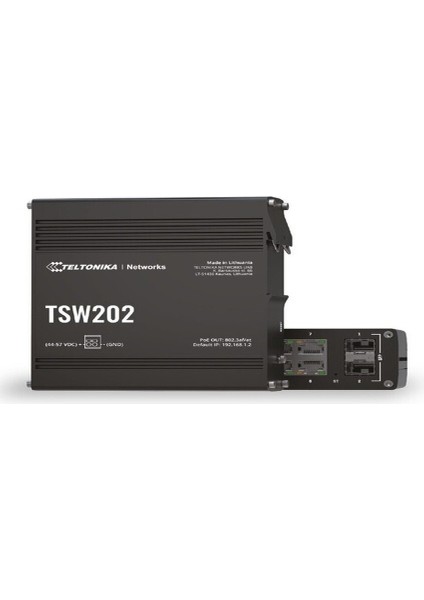 TE-TSW202 Endüstriyel Poe+ Switch&lt Br&gt 8x 10/100/1000BASET Poe+ Port 30W Switch