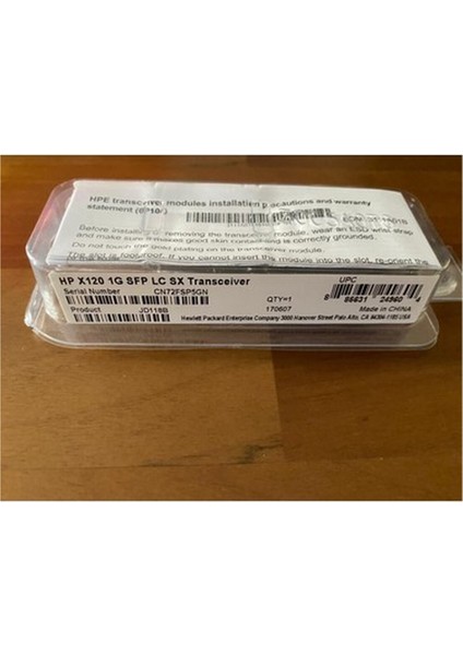 X120 1g Sfp Lc Sx Transceiver JD118B