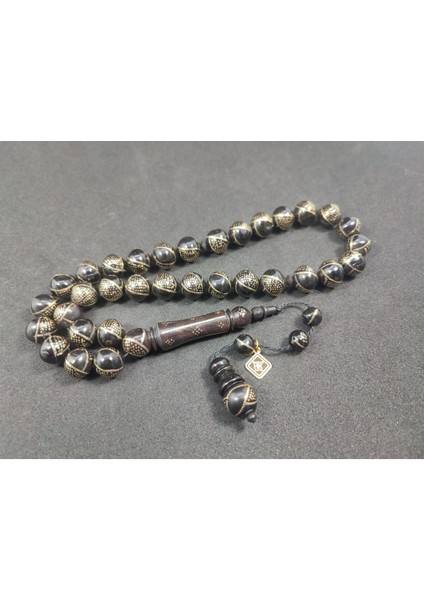 Hakan Kaya Usta Eseri Iri Boy Premit Model Gümüş Çakımlı Inci Siyahı Kuka Sertifikalı 8074 fiyatları