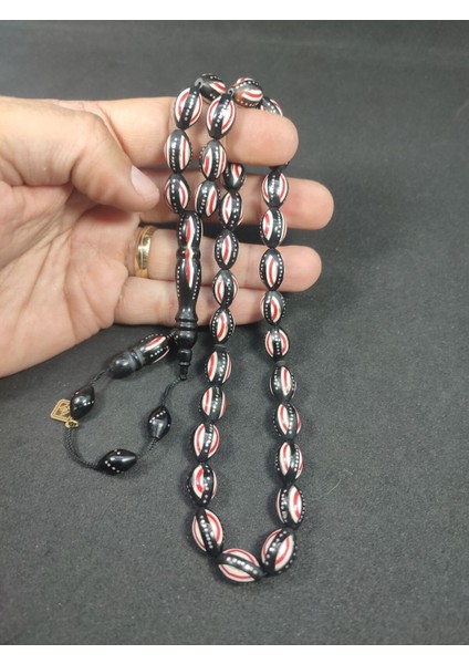 Hakan Kaya Usta Eseri 4'lü Gümüş Yarma Gümüş Çakımlı Mineli Inci Siyahı Kuka Sertifikalı 8078 indirimleri