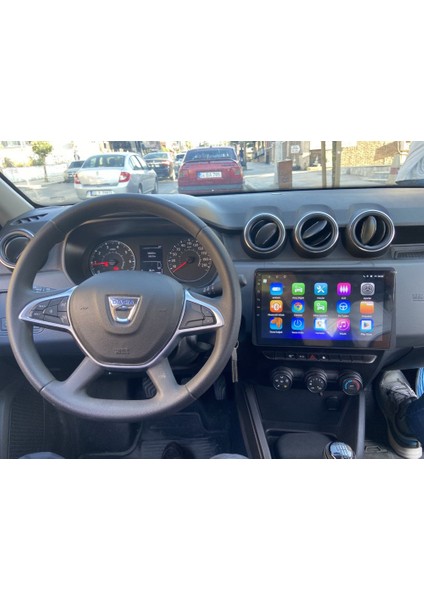 Dacıa Duster 2018-2025 Multimedya Carplay Ekran Seti 4 GB Ram 64 Hafızalı