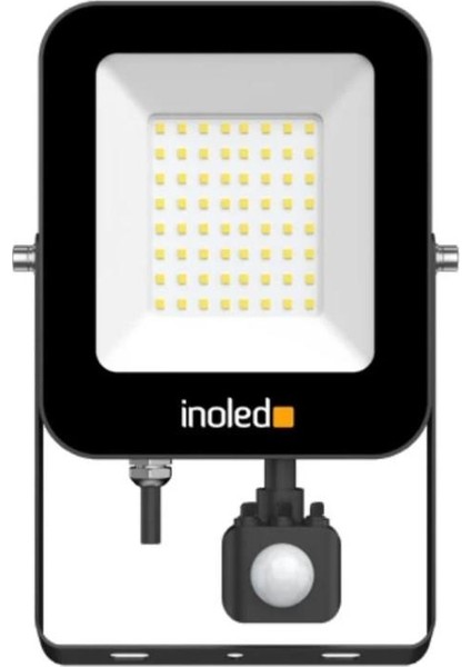 Inoled 50W Sensörlü LED Projektör Beyaz Işık (6500K) 7225-01