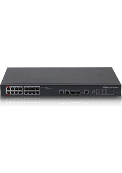 (PFS4218-16ET-240-V3) 16 Port Poe (16FE Poe + 2ge Kombo + 2ge Sfp Kombo Toplam 240W Poe) Swıtch