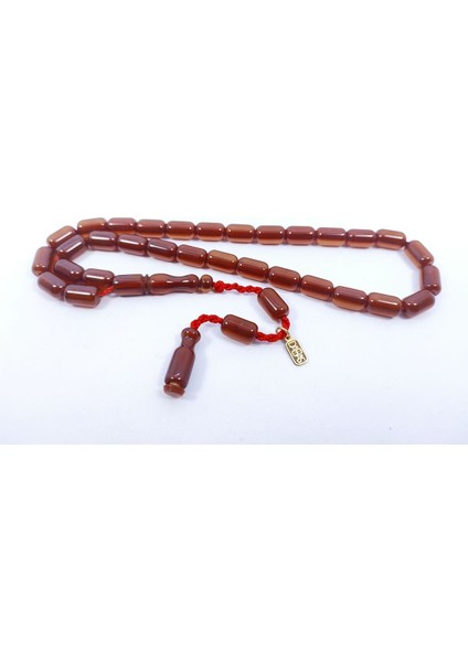 Muhammed Dabbas Usta Eseri Günümüz Osmanlısı Sıkma Kehribar Sertifikalı 8042