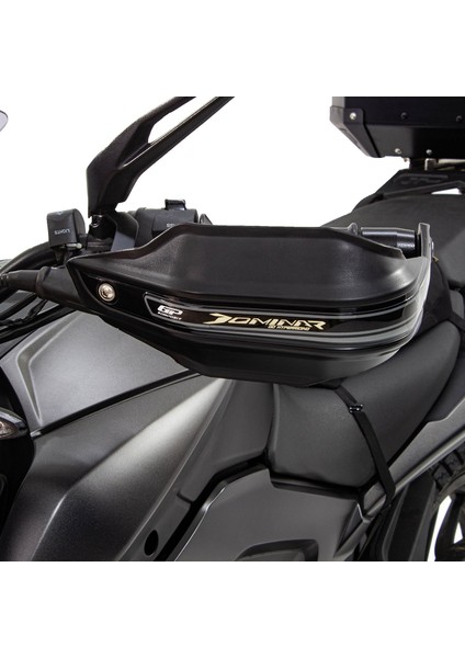 Bajaj Dominar 250 400 2017-2024 Uyumlu Plastik Elcik Koruma Siyah modelleri