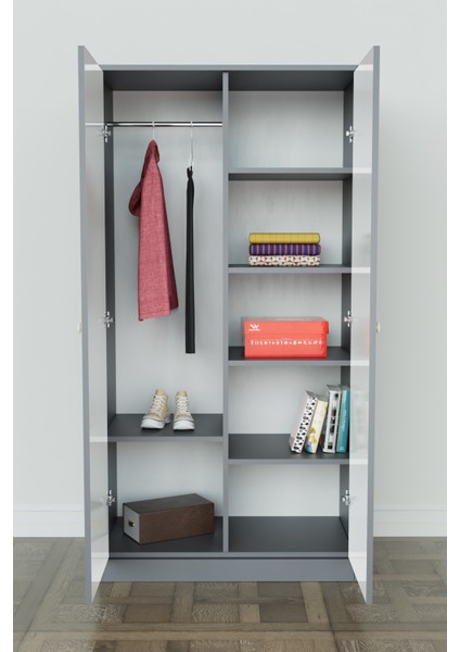 Bay Zürafa Design "calista" Gardırop 5 Raflı Askılı Çocuk Odasi Elbise Dolabı fırsatları