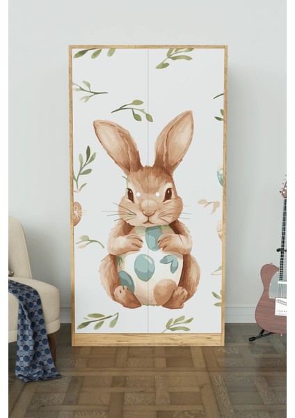 Pretty Rabit Design "calista" Gardırop 5 Raflı Askılı Çocuk Odasi Elbise Dolabı fiyatları