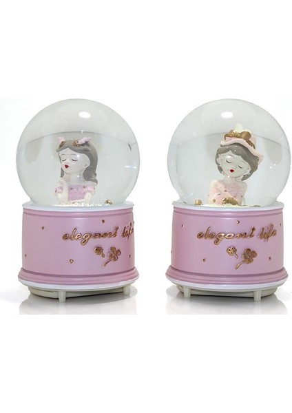 Kar Küresi Işıklı Müzikli Küre 13 cm ALK278