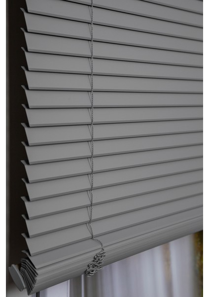 Antrasit Gri Micro Jaluzi Serisi (P-35800) Metal Kasa Micro Jaluzi Perde 35MM