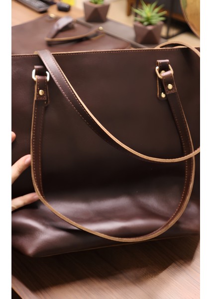 - Belluna - Hakiki Deri Tote Bag fırsatları
