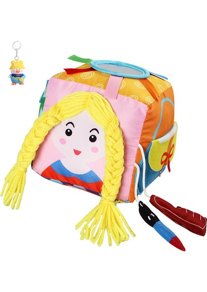 Çocukların Entelektüel Gelişimi Bebek Yapıtaşları Bebek Kumaşoyuncak Küpler Giyinmeyiöğrenme Zarları (Yurt Dışından)