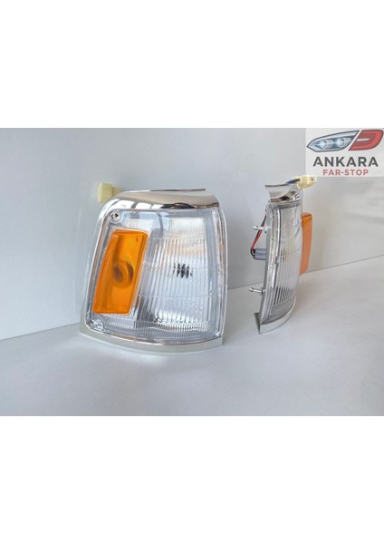 Toyota Hilux LN85 1989-1997 Sinyal Lambası Takım Sağ - Sol Krom Tip