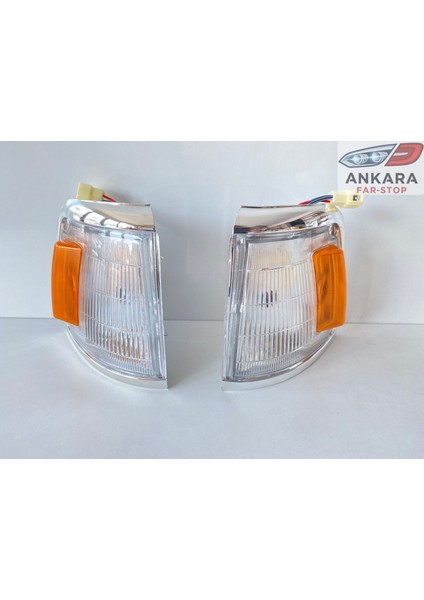 Toyota Hilux LN85 1989-1997 Sinyal Lambası Takım Sağ - Sol Krom Tip