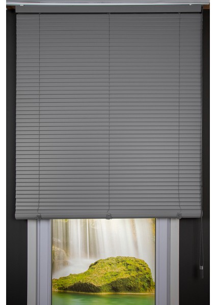 Antrasit Gri Micro Jaluzi Serisi (P-35800) Metal Kasa Micro Jaluzi Perde 35MM