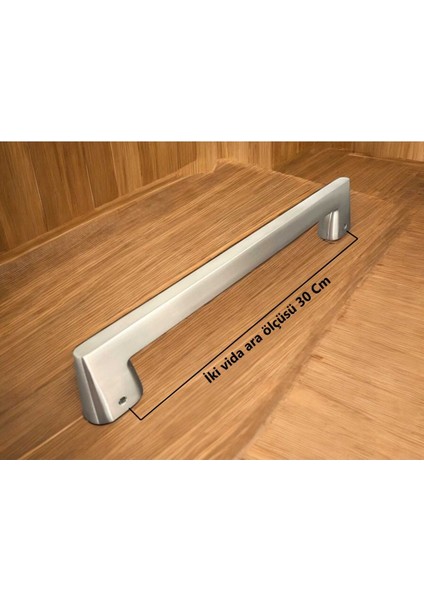 Zen-D Inox Çekme Kapı Kolu Sürgülü Çekme Kolu 30 cm 1 Adet fiyatları