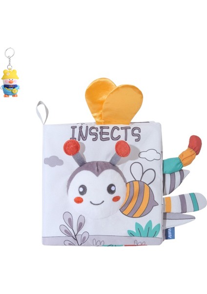 Iskandinav Tarzıkuyruk Kumaş Kitap Bebeküç Boyutlu Oyuncak Bebek Yırtılmaz Erken Eğitim Bilişsel Kitap (Yurt Dışından)