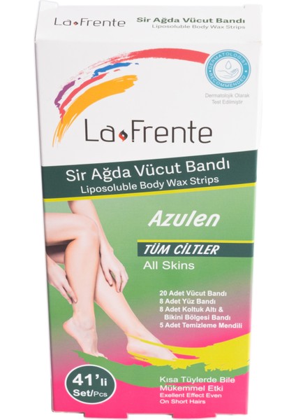 41'li Ağda Bandı Set Azulen Tüm Ciltler+La Frente 27'li Yüz Ağda Bandı Seti Tüm Cilt Tipi