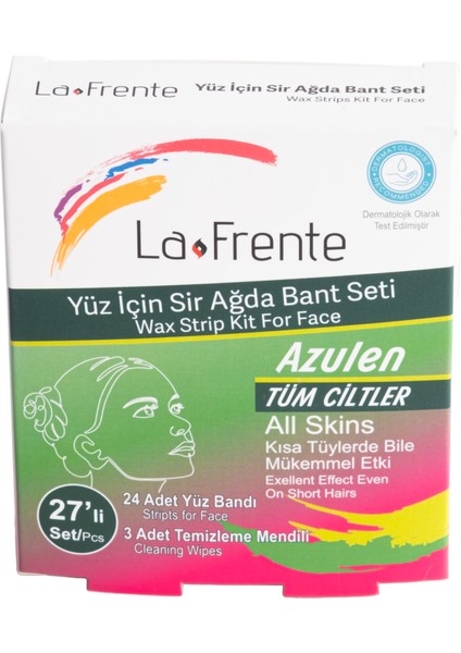 41'li Ağda Bandı Set Azulen Tüm Ciltler+La Frente 27'li Yüz Ağda Bandı Seti Tüm Cilt Tipi modelleri