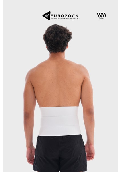 LP-380 3 Panelli Abdominal Kompresyon Korsesi - Ameliyat Sonrası Karın Korsesi - 22 cm