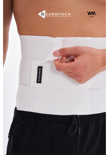 LP-380 3 Panelli Abdominal Kompresyon Korsesi - Ameliyat Sonrası Karın Korsesi - 22 cm