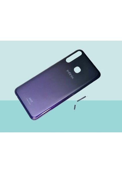 Infinix Hot 8 Uyumlu Full Kasa Arka Kapak Batarya Kapağı