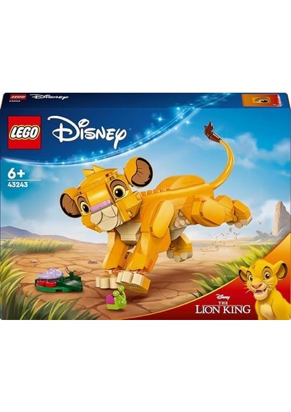 Yavru Aslan Kral Simba 43243 - 6 Yaş ve Üzeri Çocuklar Için Inşa Edilebilen Yaratıcı Oyuncak Yapım Seti (222 Parça)