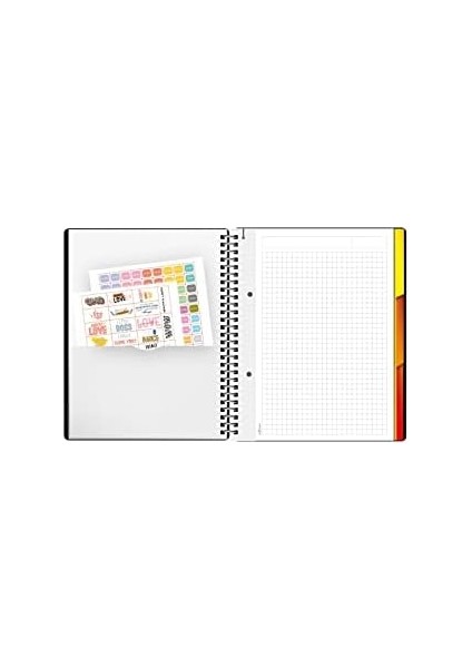 Color Elegance A4 Defter Kareli 160 Syf Spiralli