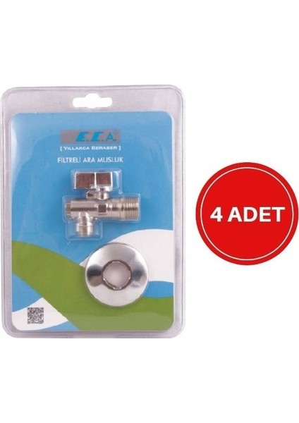 Eca 4 Adet Filtreli Ara (Taharet) Musluk