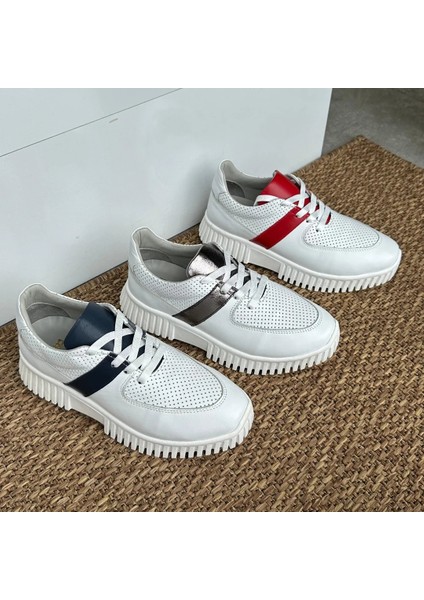 Hakiki Deri Bağcıklı Sneakers fiyatları