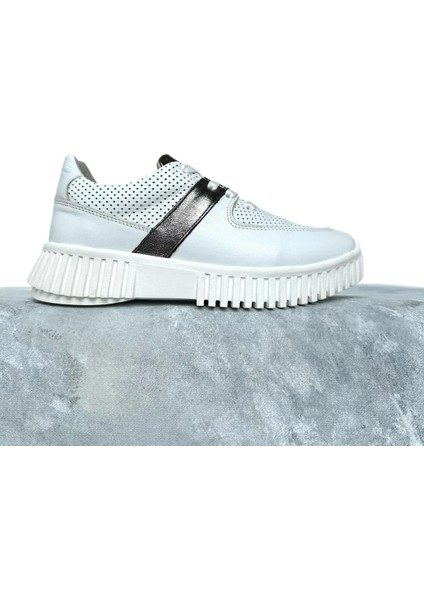 Hakiki Deri Bağcıklı Sneakers modelleri