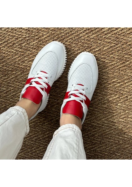 Hakiki Deri Bağcıklı Sneakers fiyatları