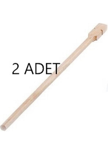 Ahşap Tünek Çap:1cm Uzunluk:39 cm 2 Adet