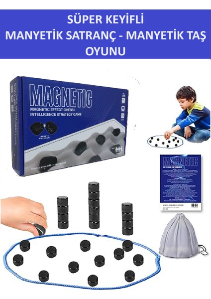 Süper Keyifli Manyetik Taş Oyunu - Manyetik Satranç Oyunu, Mıknatıslı Taş Oyunu, Eğitici Masa Oyunu, Konsantrasyon ve Mantıksal Düşünme Geliştirici, Ebeveyn-Çocuk Iletişimi, Seyahat Oyunu, fiyatları