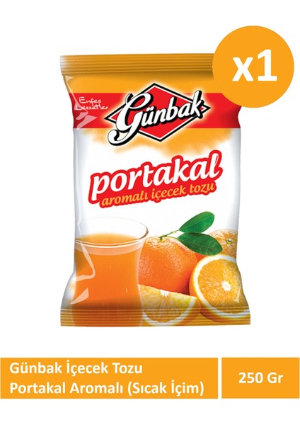 Portakal Aromalı Toz Içecek Oralet 250 Gr.
