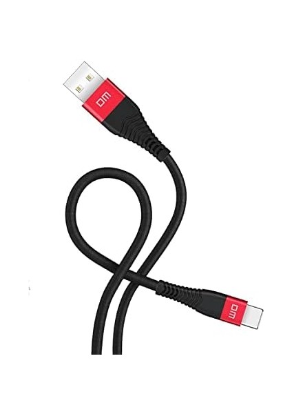 SL003 USB To Type-C 3A Hızlı Şarj ve Data Kablosu Siyah 1.2 Metre