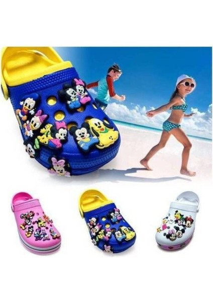 Renkli 10 Adet Terlik Süsleri Jibbitz D-210, Eğlenceli ve Şık Aksesuarlar fiyatları