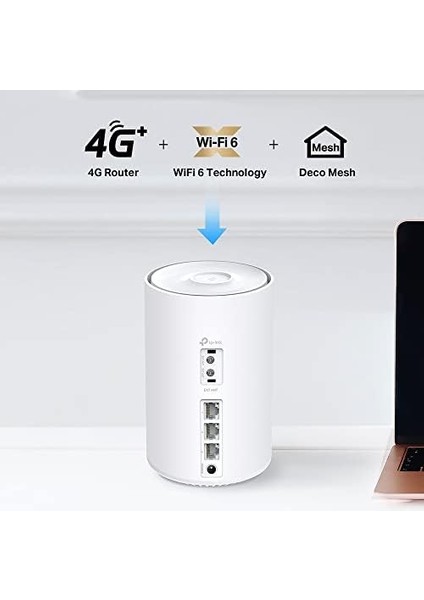 X50-4G, AX3000 Tüm Ev Mesh Wifi 6 4g+ Router, Sım Kart ile 4g Bağlantısı, Gigabit Ethernet Portları, 150 Cihaza Kadar Bağlantı, 230 M² 'ye Kadar Kapsama