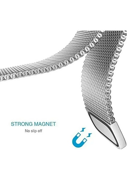 Xiaomi Redmi Watch 5 Active / Watch 5 Lite Uyumlu 22MM Örgü Metal Hasır Manyetik Akıllı Saat Kordonu modelleri