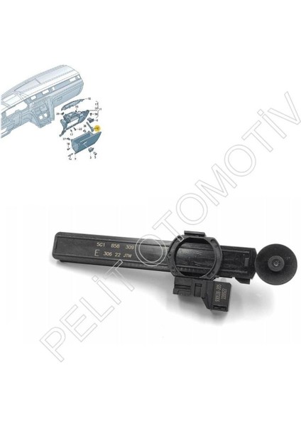 Golf 7- 8 Torpido Sivici Fren Elemanı 5G1858309 (2013-2022)