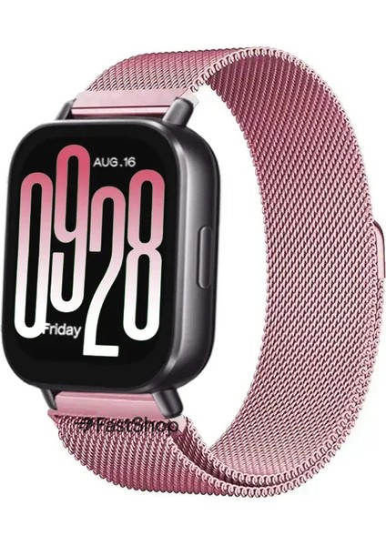 Xiaomi Redmi Watch 5 Active / Watch 5 Lite Uyumlu 22MM Örgü Metal Hasır Manyetik Akıllı Saat Kordonu
