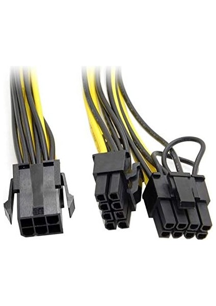 4302 Pci E 8 Pin (6+2) 2x Pci-E Ekran Kartı Power Çoklayıcı Kablosu fiyatları