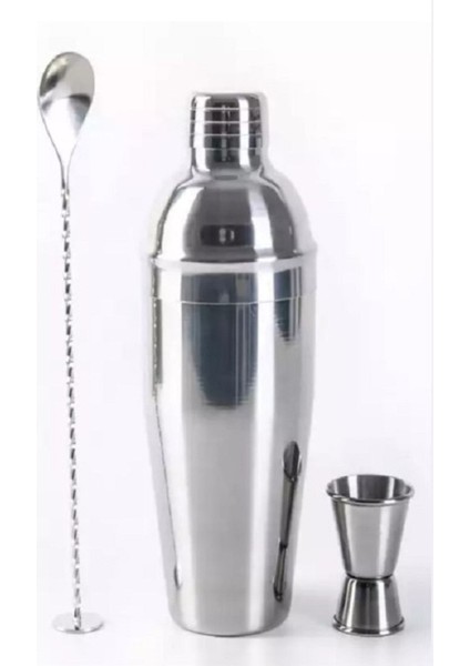 Çelik Kokteyl Shaker Seti