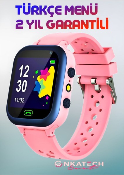 Sim Kartlı Lbs Konum Takipli Akıllı Çocuk Saati