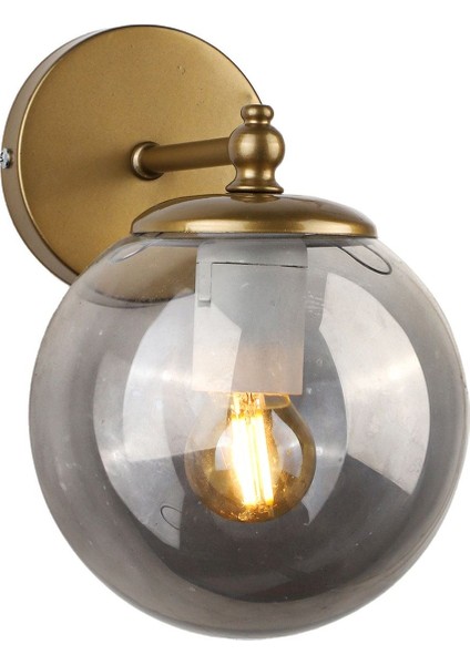 Yağmur Aplik Eskitme-Füme Glop Camlı