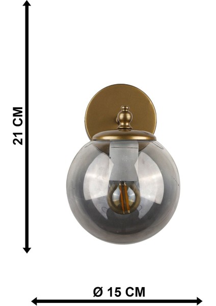 Yağmur Aplik Eskitme-Füme Glop Camlı modelleri