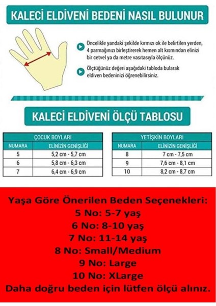 Reflex Çocuk Kaleci Eldiveni Bilek Bandajlı 5-6-7 Numara fiyatları