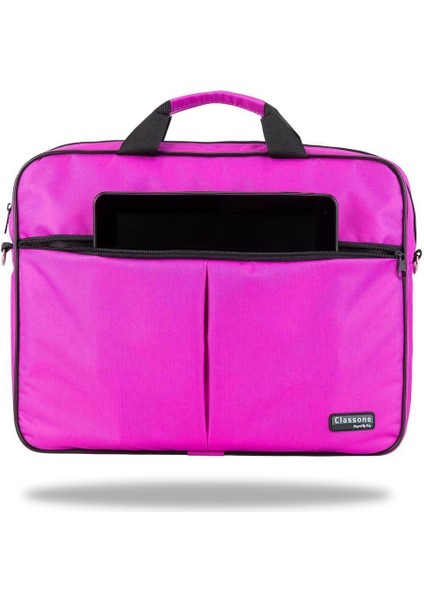 WTX309 Wtxpro serisi 15.6 Inch Uyumlu Su Geçirmez Kumaş , Laptop , Notebook El Çantası- Fuşya indirimleri