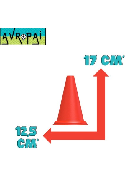 Çok Renkli 8 Adet 17 cm Antrenman Hunisi 8 Adet Antrenman Çanağı fiyatları
