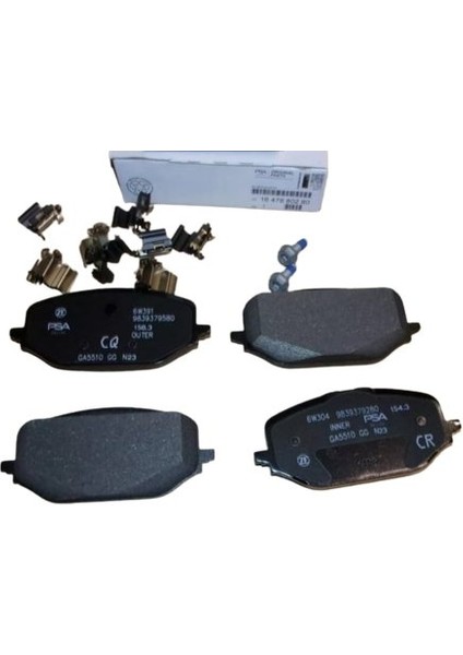 Citroen C5 Aircross Ön Fren Balatası 2019-2024 Psa Orijinal