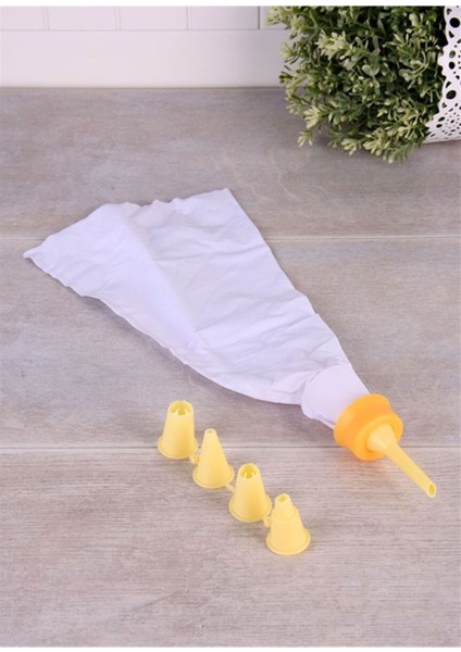 Krema Sıkma Torbası 8 Adet Dekor Ucu Pasta Kek Kurabiye Için Süsleme Aparatı Kolay Temizleme indirimleri